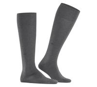 Burlington Kniestrümpfe Leeds 2024 (klimaregulierende) dunkelgrau Herren - 1 Paar, Größe 40-46