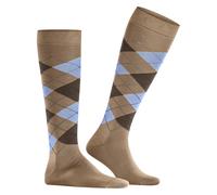 Burlington Herren Kniestrümpfe Manchester M KH Baumwolle lang gemustert 1 Paar, Beige (Beige 4240) neu - umweltfreundlich, 40-46