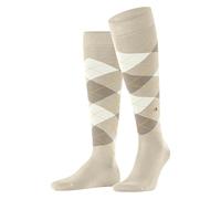 Burlington Herren Kniestrümpfe Manchester M Kh Baumwolle lang gemustert 1 Paar, Beige Gravel 4840, 40-46