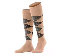 Burlington Herren Kniestrümpfe Preston M Kh warm und weich lang gemustert 1 Paar, Braun Camel 5058, 40-46