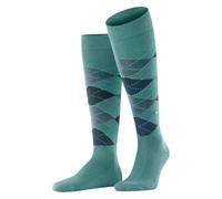Burlington Herren Kniestrümpfe Preston M Kh warm und weich lang gemustert 1 Paar, Grün Amazonia 7676, 40-46