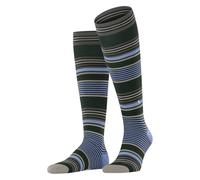 Burlington Herren Kniestrümpfe Stripe M Kh Wolle lang gemustert 1 Paar, Schwarz Black 3000, 40-46