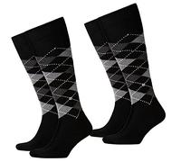 Burlington Herren Kniestrumpf Preston 2er Pack, Größe:40-46;Farbe:Pearl (3880)