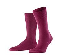 Burlington Herren Leeds Socken atmungsaktive klimaregulierende geruchshemmende nachhaltige Baumwolle Wolle verstärkt flache Naht druckfreie Fußspitze einfarbig leicht Business Alltag 1 Paar