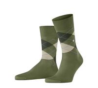 Burlington Herren Socken Manchester M So Baumwolle gemustert 1 Paar, Grün Lime Green 7473, 40-46