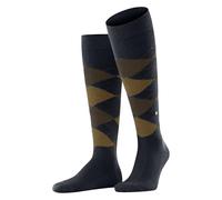 Burlington Herren Preston Kniestrümpfe weiches Material Herrenkniestrümpfe verstärkt mit flacher Naht für druckfreie Fußspitze modisch mit Argyle 1 Paar