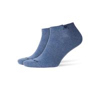 Burlington Herren Sneaker Socken Vorteilspack, Everyday - Baumwolle, Onesize, 40-46 Blau 2er Pack (1x2P)