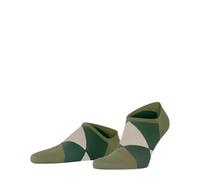 Burlington Herren Sneakersocken Clyde M Sn Baumwolle kurz gemustert 1 Paar, Grün Salvia 7472, 40-46