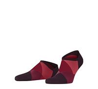 Burlington Herren Sneakersocken Clyde M Sn Baumwolle kurz gemustert 1 Paar, Rot Claret 8375, 40-46