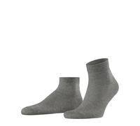 Burlington Herren Sneakersocken Palace Street M Sn Baumwolle kurz einfarbig 1 Paar, Grau Melange Grey 3967, 40-46
