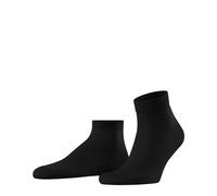 Burlington Herren Sneakersocken Palace Street M Sn Baumwolle kurz einfarbig 1 Paar, Schwarz Black 3000, 40-46
