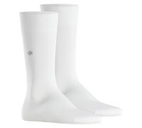 Burlington Herren Socken 2er Pack - DUBLIN, Kurzstrumpf, Logo, One Size, einfarbig 40-46 Weiß