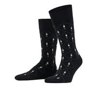Burlington Herren Socken Big Ben M SO Baumwolle gemustert 1 Paar, Schwarz (Black 3001), 40-46