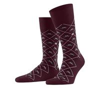 Burlington Socken mit Label-Print in Bordeaux, Größe 40-46