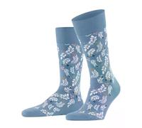 Burlington Herren Socken Bloomingday M So Baumwolle gemustert 1 Paar, Blau Sky Blue 6876, 40-46
