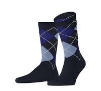 Burlington Herren Socken Bond Street M Baumwolle einfarbig 1 Paar Blau Marine 6120 40-46