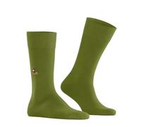 Burlington Herren Socken Brit Style M So Baumwolle gemustert 1 Paar, Grün Jungle 7097, 40-46