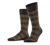 Burlington Herren Socken Buffalo Check M So Wolle gemustert 1 Paar, Braun Brown Melange 5166, 40-46