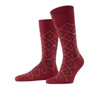 Burlington Herren Socken Christmas Tree M So Baumwolle gemustert 1 Paar, Rot Cranberry 8033, 40-46