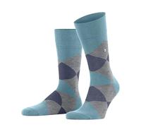 Burlington Herren Socken Clyde M So Baumwolle gemustert 1 Paar, Blau Key Largo 6852, 40-46
