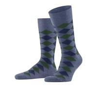 Burlington Herren Socken Danny – Baumwolle, gemustert, 1 Paar – Light Jeans 6662 – Gr. 40–46