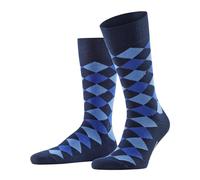 Burlington Herren Socken Danny M So Baumwolle gemustert 1 Paar, Blau Marine 6120, 40-46