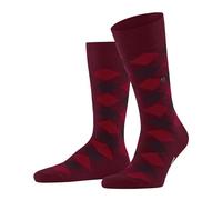 Burlington Herren Socken Danny M SO Baumwolle gemustert 1 Paar, Rot (Cranberry 8033), 40-46