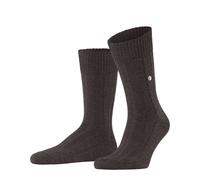 Burlington Herren Socken Dover M SO Schurwolle einfarbig 1 Paar, Braun (Brown Melange 5166), 40-46