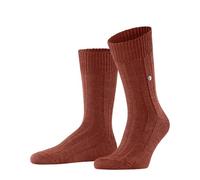 Burlington Herren Socken Dover M So Wolle einfarbig 1 Paar, Gelb Sunset 8038, 40-46