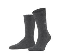 Burlington Herren Socken Dover Schurwolle einfarbig 1 Paar, Grau (Dark Grey 3070), 40-46