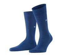 Burlington Herren Socken Dublin M SO Baumwolle einfarbig 1 Paar, Blau (Night Blue 6583) neu - umweltfreundlich, 40-46