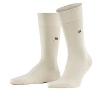 Burlington Herren Socken - DUBLIN, Kurzstrumpf, Logo, One Size, einfarbig Beige 40-46