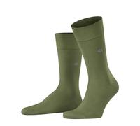 Burlington Herren Socken Dublin M So Baumwolle einfarbig 1 Paar, Grün Salvia 7472, 40-46