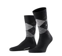 Burlington Herren Socken Edinburgh – Wolle, gemustert, 1 Paar, Schwarz (Black 3000) Gr. 46-50