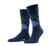 Burlington Herren Socken Edinburgh M So Wolle gemustert 1 Paar, Blau Royal 6879, 40-46