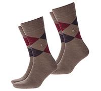 Burlington Herren Socken Edinburgh 2er Pack, Größe:40-46;Farbe:Peble (5817)