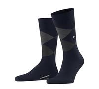 Burlington Herren Edinburgh M SO Wolle Gemustert 1 Paar Socken, Blau (Marine 6123) neu-umweltfreundlich, 40-46