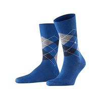 Burlington Socken Royal Blau mit Argyle-Muster