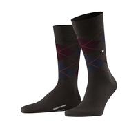 Burlington Herren Socken Edinburgh M – Wolle gemustert, 1 Paar, Braun (Dark Brown 5235) Gr. 46-50