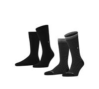 Burlington - Burlington Everyday Stripe 2-Pack Herren black - Gr. - 43