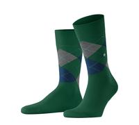Burlington Herren Socken King M So Baumwolle gemustert 1 Paar, Grün Eucalyptus 7502, 40-46