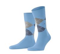 Burlington Herren Socken King M So Baumwolle gemustert 1 Paar, Blau Sky Blue 6544, 40-46