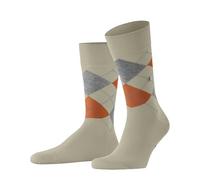 Burlington Herren Socken King Baumwolle gemustert Powder 4069 Braun Gr. 43