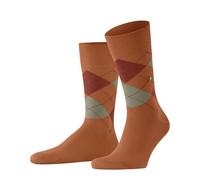 Burlington Herren Socken King M So Baumwolle gemustert 1 Paar, Orange Hermes 8467-O, 40-46