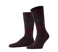 Burlington Herren Socken King M So Baumwolle gemustert 1 Paar, Rot Rose/Black 8376-O, 40-46