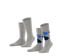 Burlington Herren Socken, Klassisch, Grau (Light Grey 3400), 40-46