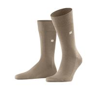 Burlington Herren Socken Leeds M So Baumwolle Wolle einfarbig 1 Paar, Braun Sun 5039, 40-46