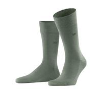 Burlington Herren Socken Leeds M So Baumwolle Wolle einfarbig 1 Paar, Grün Sage 7068, 40-46