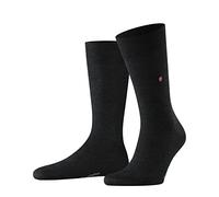 Burlington Herren Socken Lord M So Baumwolle einfarbig 1 Paar, Grau Oil Melange 3986, 40-46