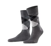Burlington Herren Socken Manchester, Baumwolle, 1 Paar, Grau (Anthracite Melange 3095), 40-46